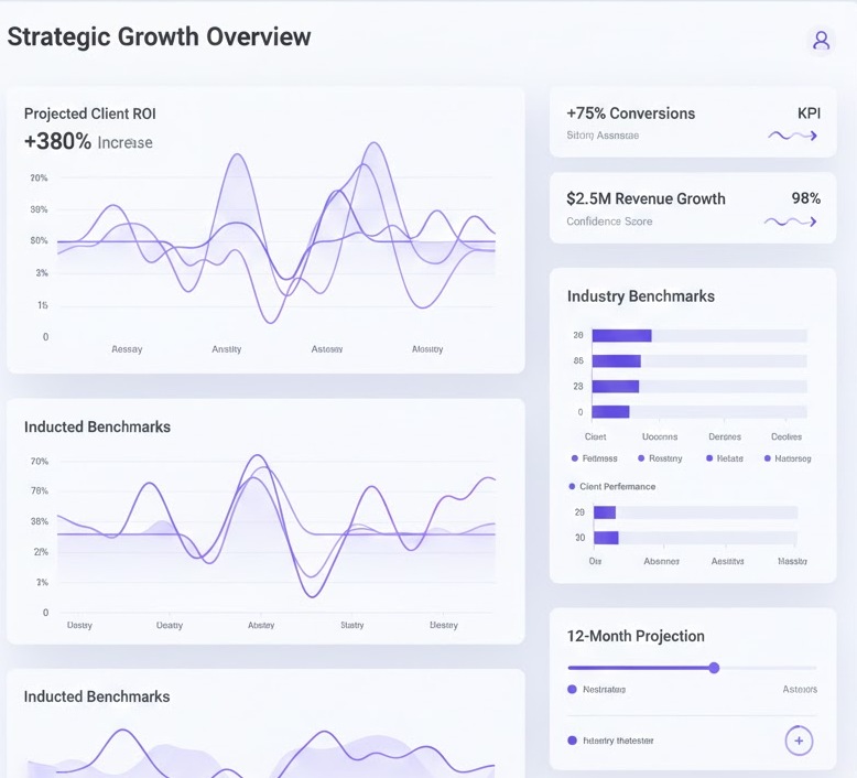 Real-time ROI dashboard mockup