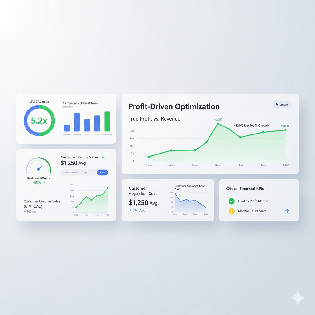 Financial graphs on a screen
